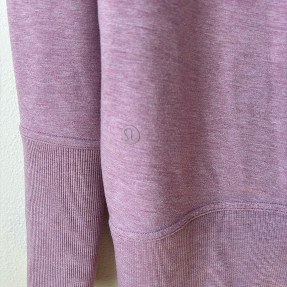 Lululemon High Lines Pullover Heathered Vintage Mauve Women’s Sz 8 Turtleneck - Picture 3 of 5